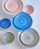 Godinger Spiral Grey 12 Pc. Dinnerware Set, Service for 4