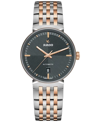 Rado Unisex Swiss Automatic Florence Two-Tone Stainless Steel Bracelet Watch 39mm