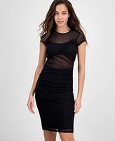 Guess Women's Gracey Mesh Bodycon Dress