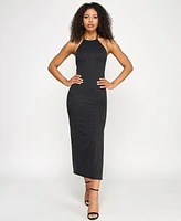 Katia Rae Juniors' Rhinestone Midi Dress