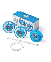 Hand2Mind NumberLine Clock Deluxe, Set of 6