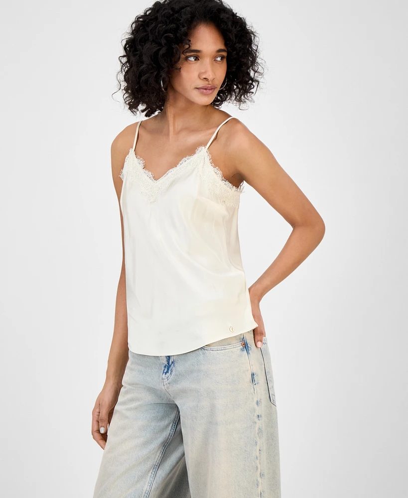 Guess Women's Tullia Lace-Trim Camisole