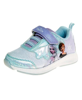 Disney Toddler Girls Frozen Anna and Elsa Sneakers
