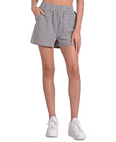 Elan Women's Seersucker Pull-On Shorts