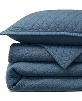 Lands' End Solid Diamond Double Voile Quilt