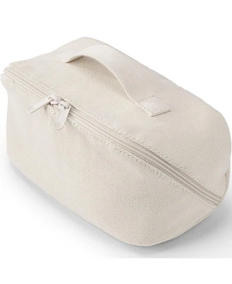 Lands' End Canvas Open Wide Cosmetic Bag