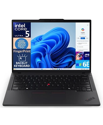 Lenovo ThinkPad T14 Gen 5 21ML0058US Eclipse Black Laptop, Ultra 5 125U, 16GB, 512GB PCIe Ssd, 14.0" Ips Wuxga (1920x1200), Intel Graphics, Windows 11