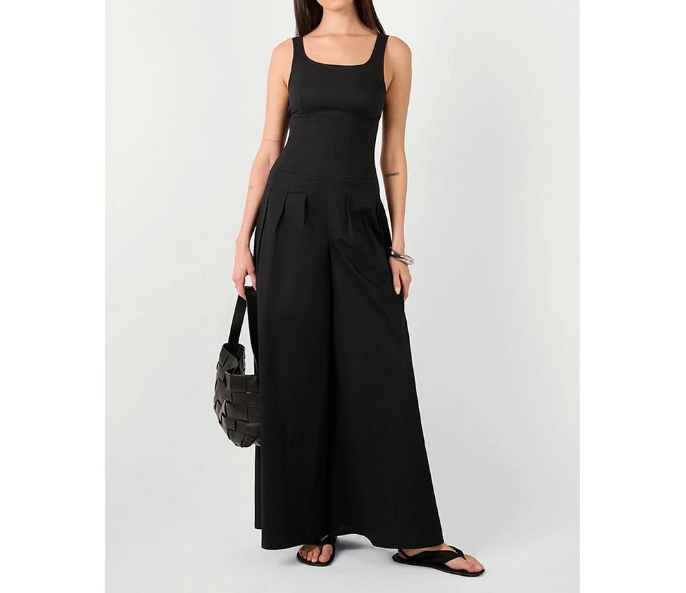 WeWoreWhat Women's Corset Jumpsuit