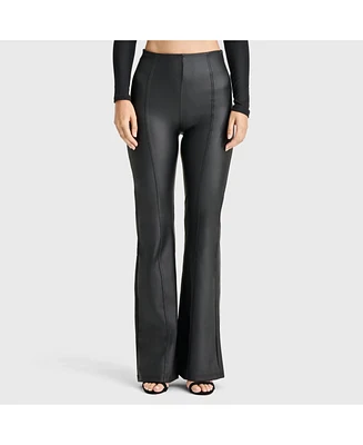 Freddy Women's Wr.up Faux Leather Super Flare Pants