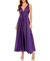 Mac Duggal Women's Ruched Top Halter Gown