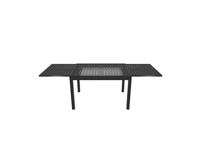 Casainc Aluminum Patio Outdoor Extendable Dining Table