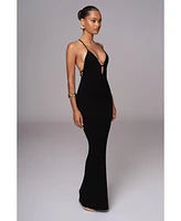 Jluxlabel Women's Sun Rays Knit Maxi Dress
