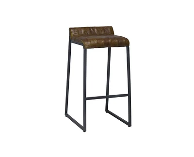 Iron Backless Counter Height Bar Chair for Kitchen or Home Bar