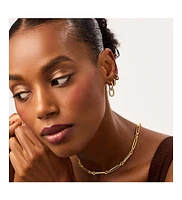Ana Luisa - Gold Drop Earrings - Ash Double Mini