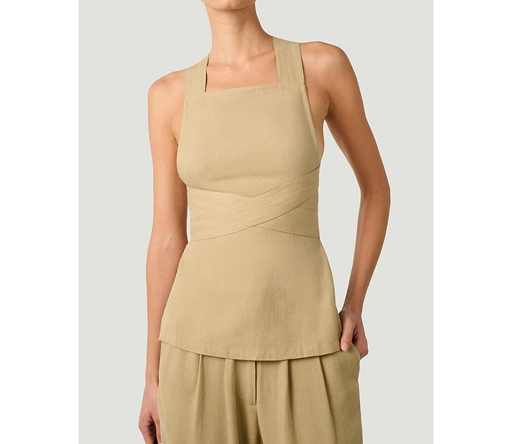 WeWoreWhat Women's Wrap Top