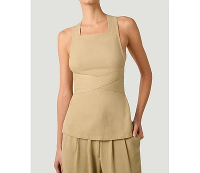 WeWoreWhat Women's Wrap Top