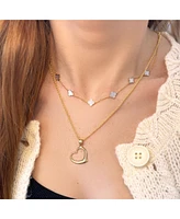 The Lovery Large Gold Open Heart Charm 14K Gold