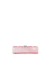 Pre-Owned Balenciaga Hourglass Chain Wallet Denim Printed Leather