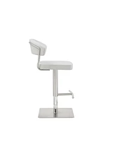 Stainless Steel Bar Chair for Kitchen Island or Home Bar Seating