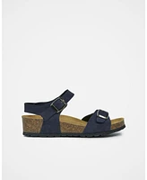 Low Wedge Double Buckle Sandal