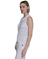 Karl Lagerfeld Paris Women's Scalloped-Trim Sweater