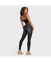 Freddy Women's Wr.up Snug Mid Rise Jeans