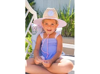Bits & Bows Girls Lifeguard Hat in Pink