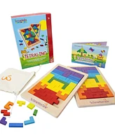 Extasticks Tetralino Double Premium Wooden Puzzle
