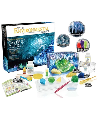Wild Environmental Science Crystal Growing Caves and Geodes Science Kit Toys
