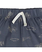 Gerber Toddler Boys 2-Piece Comfy Long Sleeve Top and Pajama Pant Set