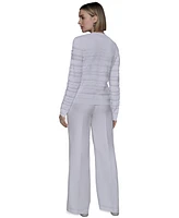 Karl Lagerfeld Paris Women's Scalloped-Trim Cardigan