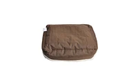 HappyCare Tex Classic Rectangle large Dog and Pet Bed , Coffee oxford