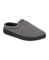 Isotoner Men's Heathered Knit Brady Clog Slippers