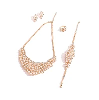 Sohi Women's Gold Plated Designer Jewellery Set