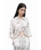 Nocturne Women's Flowy Patterned Shirt