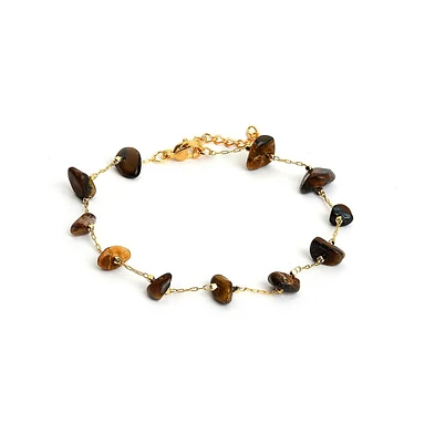 Sohi Women's Stone Chain Anklet