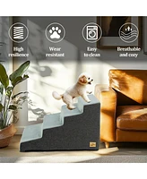 Bingopaw 4-Step Non-Slip Sponge Dog Stairs for Small Dogs