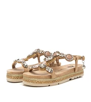 Women's Flat Suede Sandals By Xti