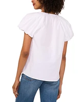Vince Camuto Women's Cotton Puff-Sleeve Blouse
