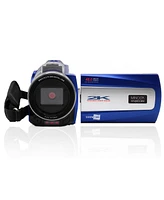 Minolta MN2K50NV 2.7K Qhd 48MP 3" Touchscreen Night Vision Camcorder, Blue
