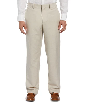 Cubavera Men's Linen Blend Flat Front Pant
