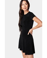 Bebe Women's Slinky T-Shirt Dress
