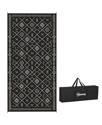 Outsunny Outdoor Rug, 9' x 18' Floor Mat