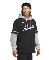 adidas Men's Branded Dugout Hooded T-Shirt