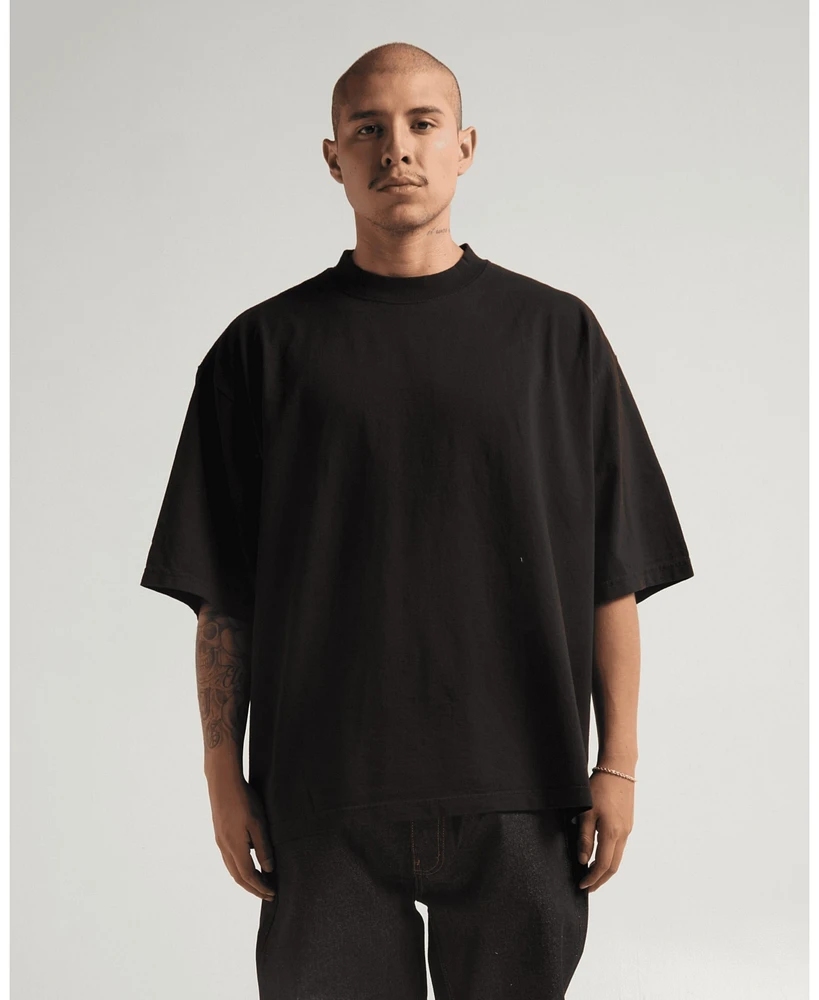 Shaka Wear Men's Garment Dye Drop Shoulder Oversize Tee