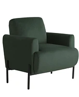 Lifestyle Solutions 35.3" Velvet Kyoto Accent Chair