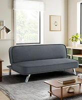 Serta 66.1" Polyester Trinity Convertible Futon