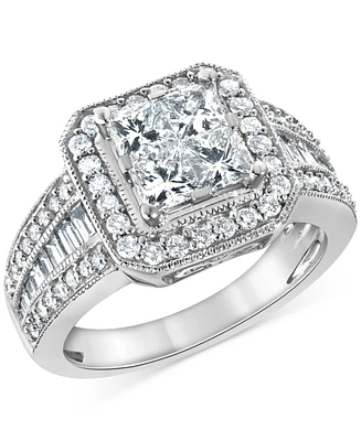Diamond Engagement Ring (1-5/8 ct. t.w.) in 14k White Gold