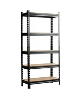 5-Tier Steel Shelving Unit Storage Shelves Heavy Duty Rack