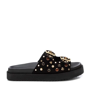 Carmela Leather Women's Fashion Footbed Sandals By Xti